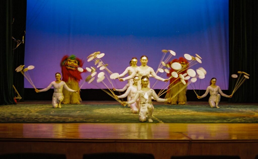 Acrobatics at Wan Sheng Theatre, Beijing