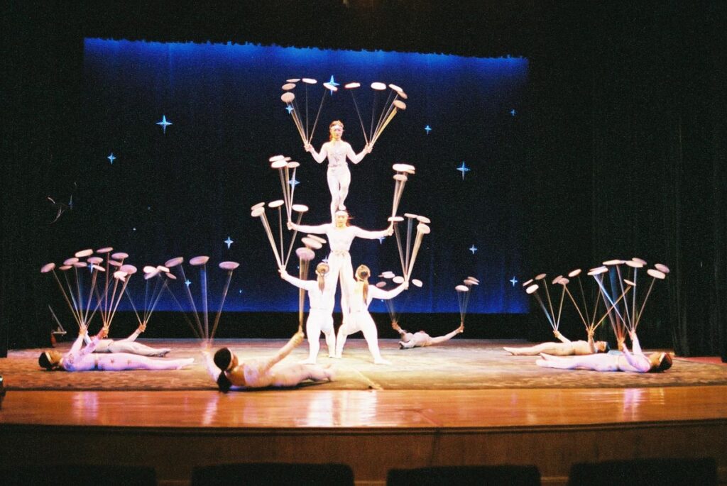 Acrobatics at Wan Sheng Theatre, Beijing