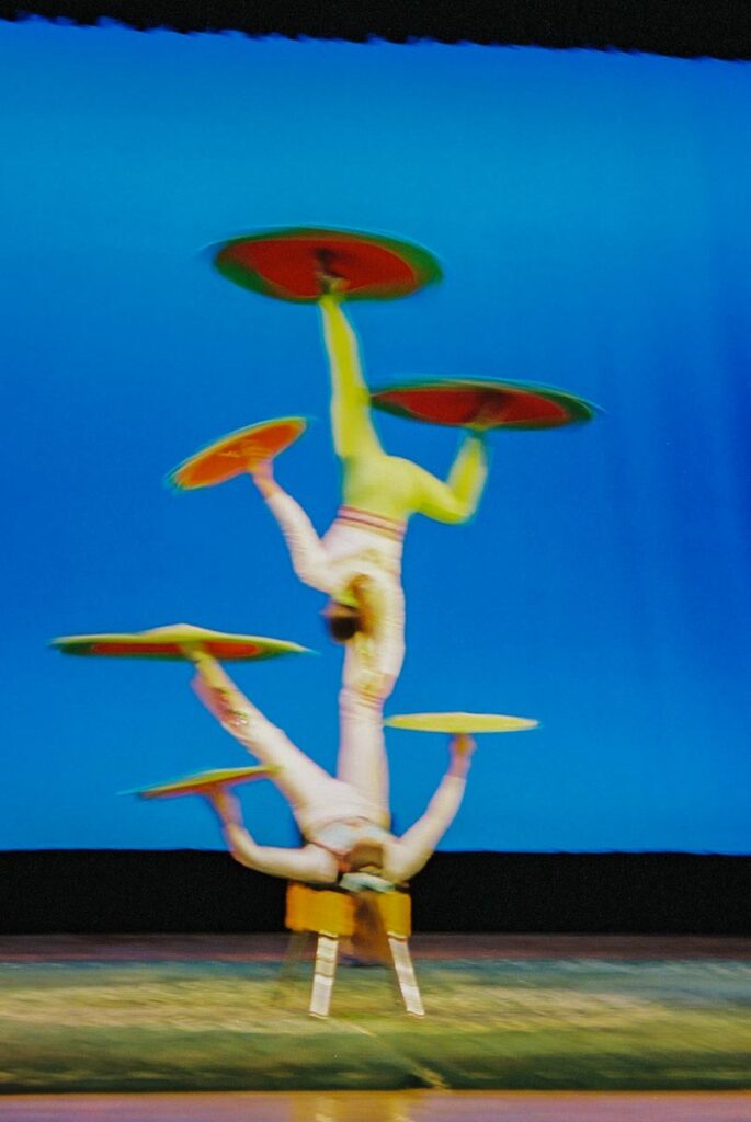 Acrobatics at Wan Sheng Theatre, Beijing