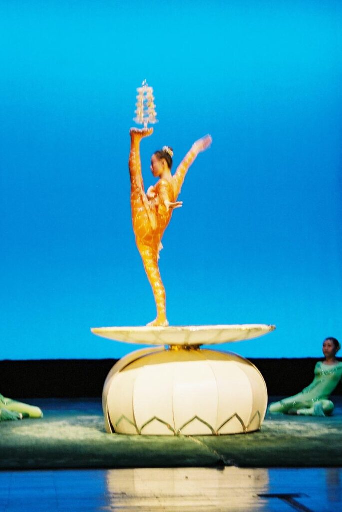 Acrobatics at Wan Sheng Theatre, Beijing