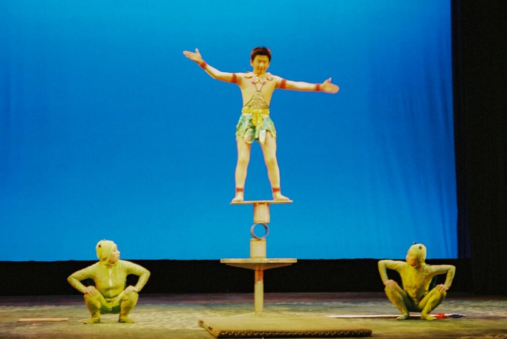 Acrobatics at Wan Sheng Theatre, Beijing