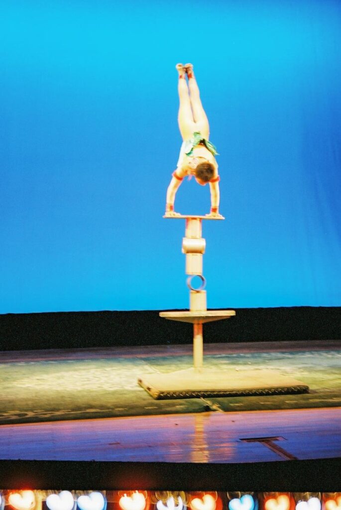 Acrobatics at Wan Sheng Theatre, Beijing