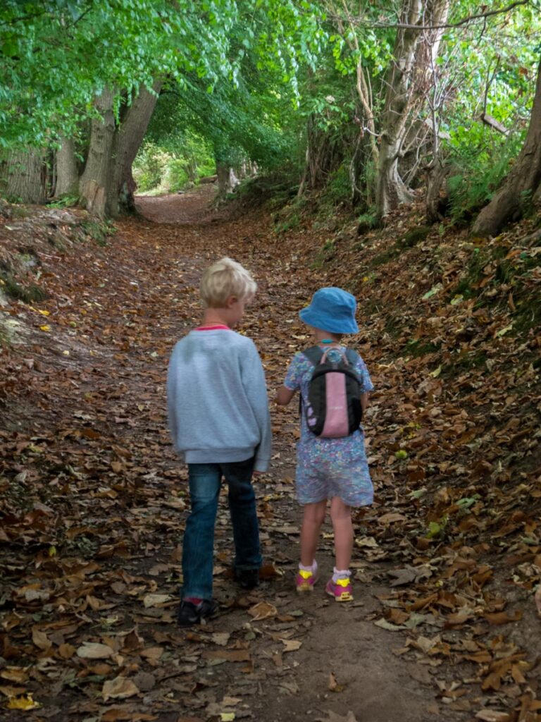 First Geocaching at Nymans Garden