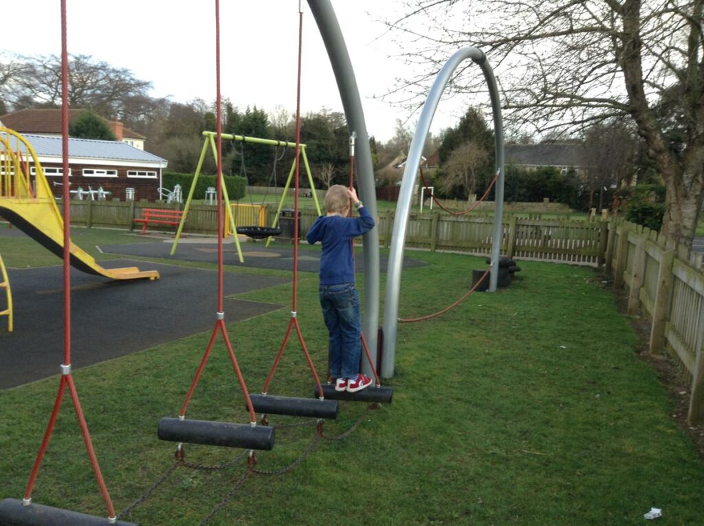 Playpark in Collingham nr Linton