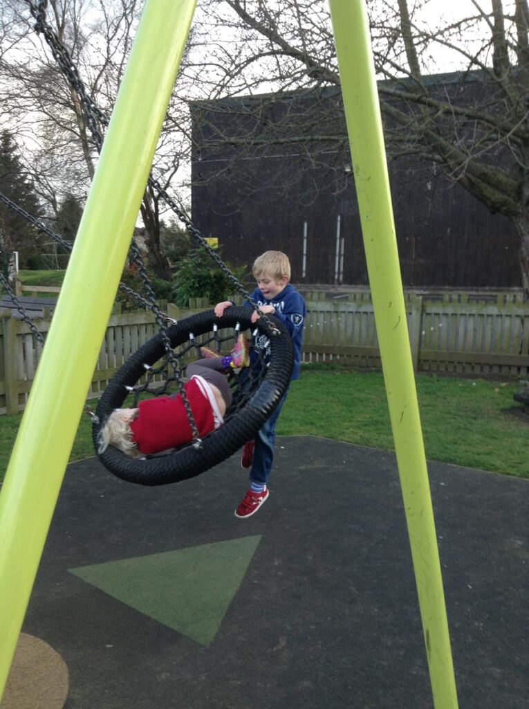Playpark in Collingham nr Linton